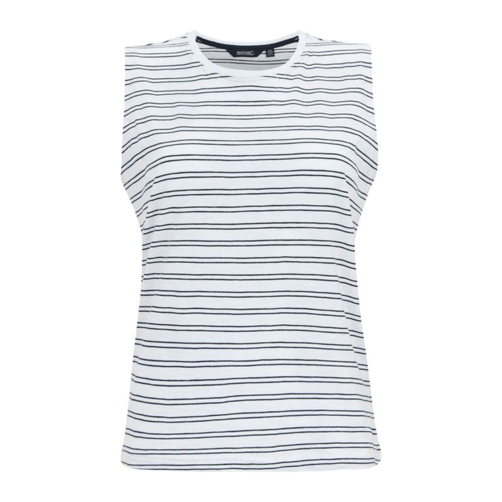 Regatta Womens/Ladies Fariene Tank Top / White/Navy